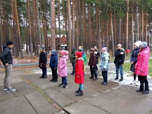 Делегация отряда на осенних каникулах в ДОЛ Буревестник